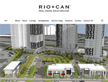 Tablet Screenshot of investor.riocan.com